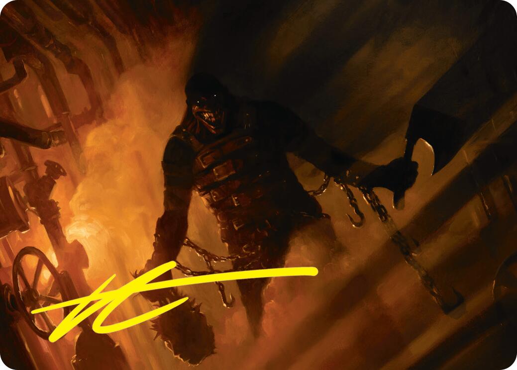 Boilerbilges Ripper Art Card (Gold-Stamped Signature) [Duskmourn: House of Horror Art Series] | Gam3 Escape