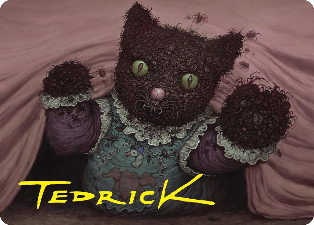 Twitching Doll Art Card (Gold-Stamped Signature) [Duskmourn: House of Horror Art Series] | Gam3 Escape