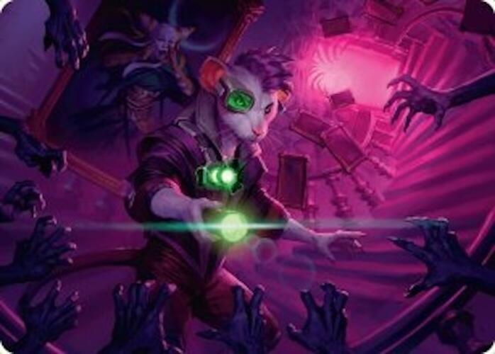 Nashi, Searcher in the Dark Art Card (21/54) [Duskmourn: House of Horror Art Series] | Gam3 Escape