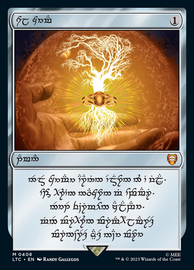 Sol Ring (408) (Elven) [The Lord of the Rings: Tales of Middle-Earth Commander] | Gam3 Escape
