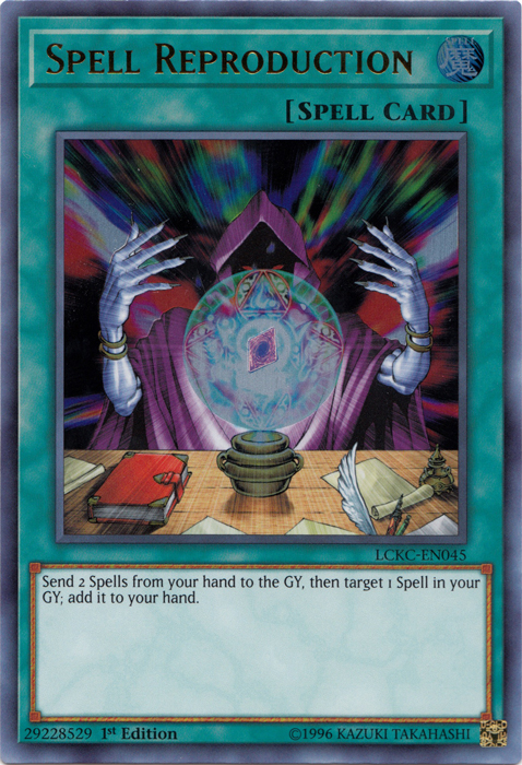 Spell Reproduction [LCKC-EN045] Ultra Rare | Gam3 Escape