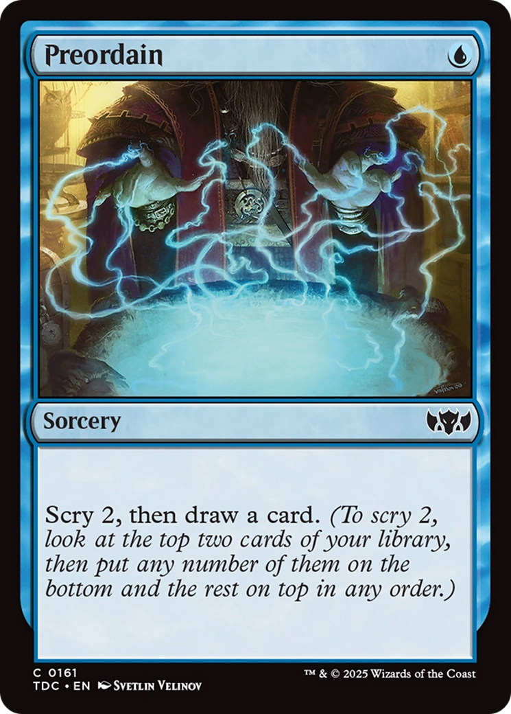 Preordain [Tarkir: Dragonstorm Commander] | Gam3 Escape
