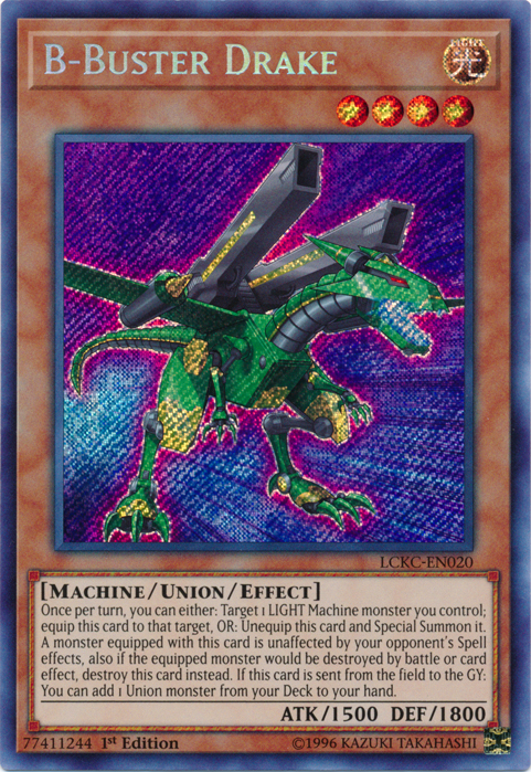 B-Buster Drake [LCKC-EN020] Secret Rare | Gam3 Escape