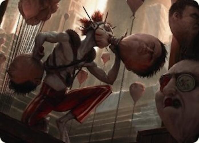 The Jolly Balloon Man Art Card [Duskmourn: House of Horror Art Series] | Gam3 Escape