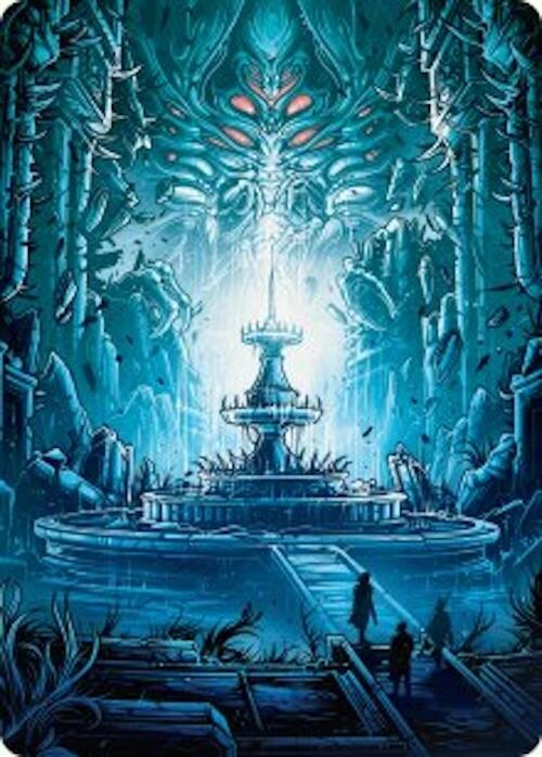 Island Art Card [Duskmourn: House of Horror Art Series] | Gam3 Escape