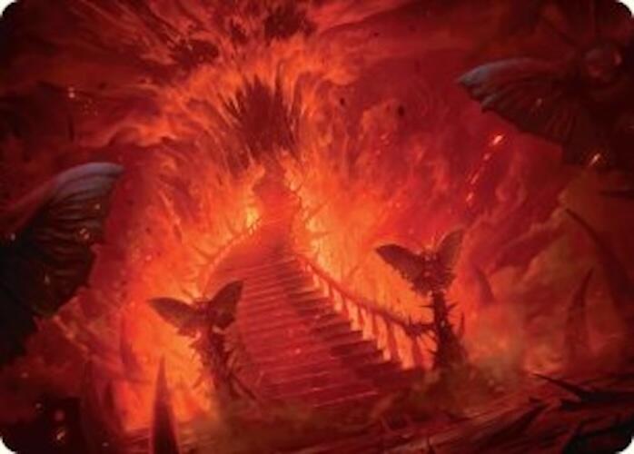 Mountain Art Card [Duskmourn: House of Horror Art Series] | Gam3 Escape