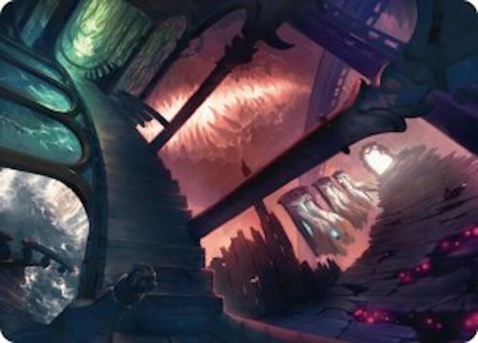 Terramorphic Expanse Art Card [Duskmourn: House of Horror Art Series] | Gam3 Escape