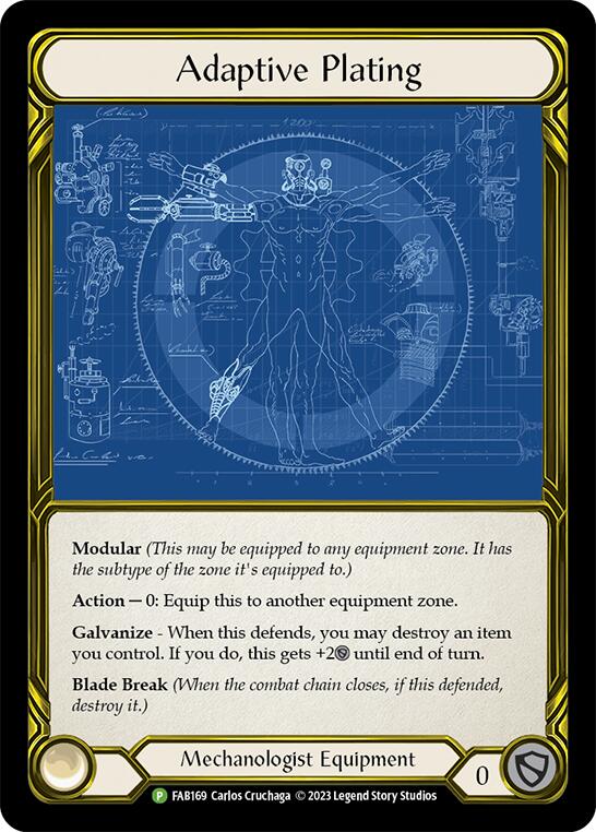 Adaptive Plating [FAB169] (Promo)  Cold Foil | Gam3 Escape
