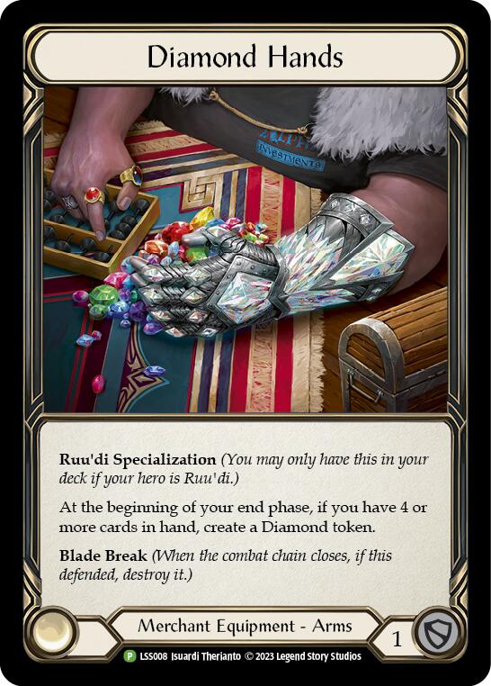 Diamond Hands (Cold Foil) [LSS008] (Promo)  Rainbow Foil | Gam3 Escape
