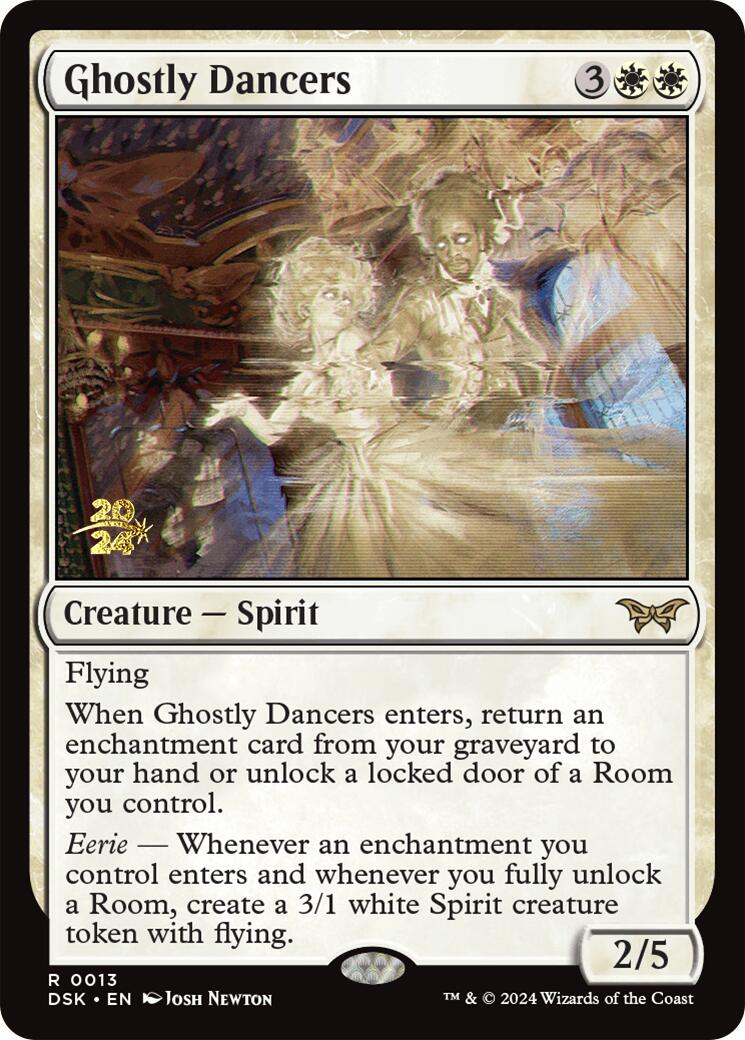 Ghostly Dancers [Duskmourn: House of Horror Prerelease Promos] | Gam3 Escape