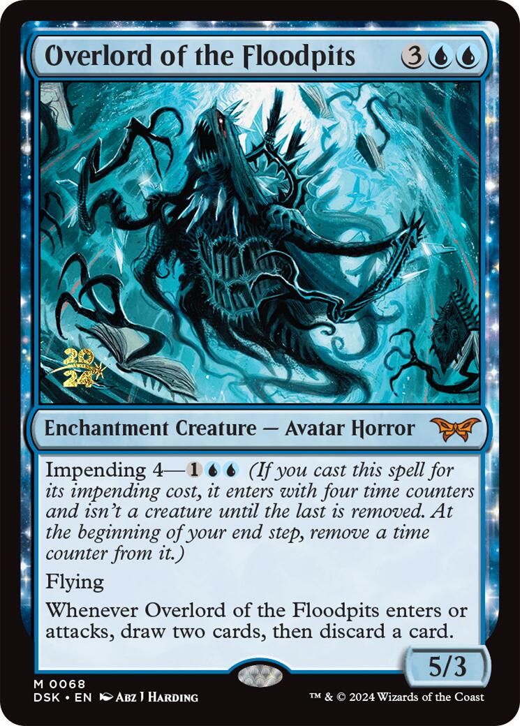 Overlord of the Floodpits [Duskmourn: House of Horror Prerelease Promos] | Gam3 Escape