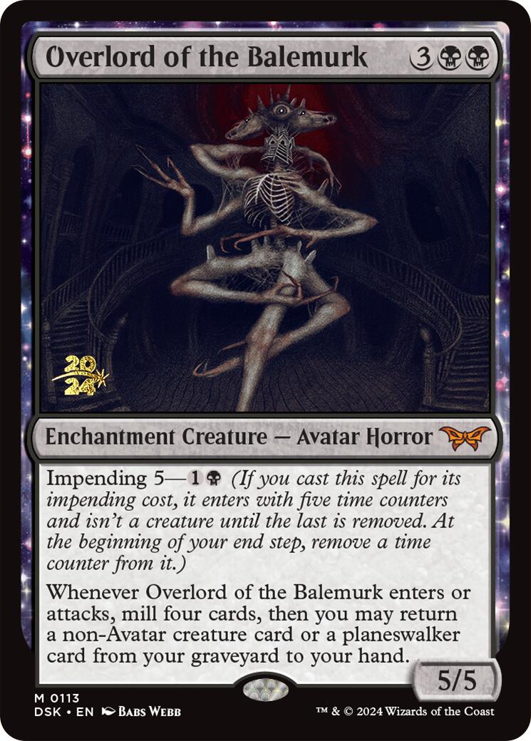 Overlord of the Balemurk [Duskmourn: House of Horror Prerelease Promos] | Gam3 Escape