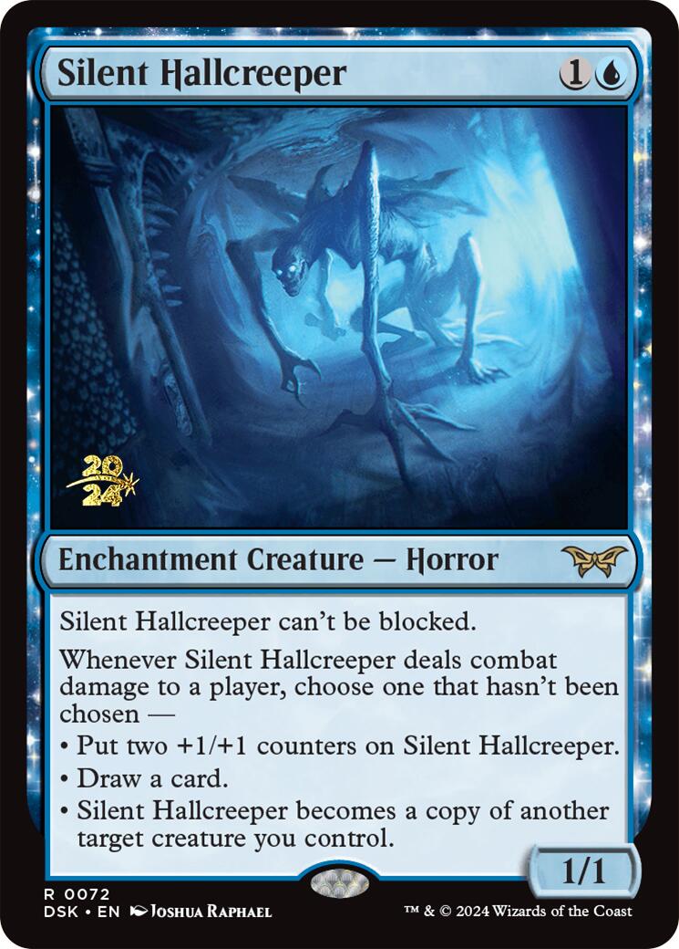 Silent Hallcreeper [Duskmourn: House of Horror Prerelease Promos] | Gam3 Escape