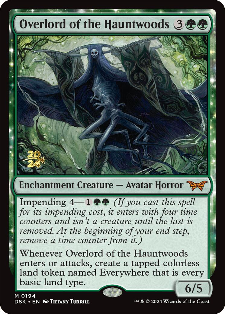 Overlord of the Hauntwoods [Duskmourn: House of Horror Prerelease Promos] | Gam3 Escape