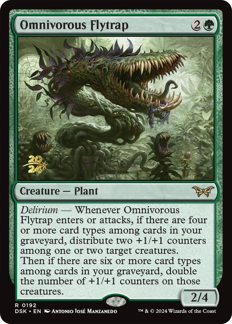 Omnivorous Flytrap [Duskmourn: House of Horror Prerelease Promos] | Gam3 Escape