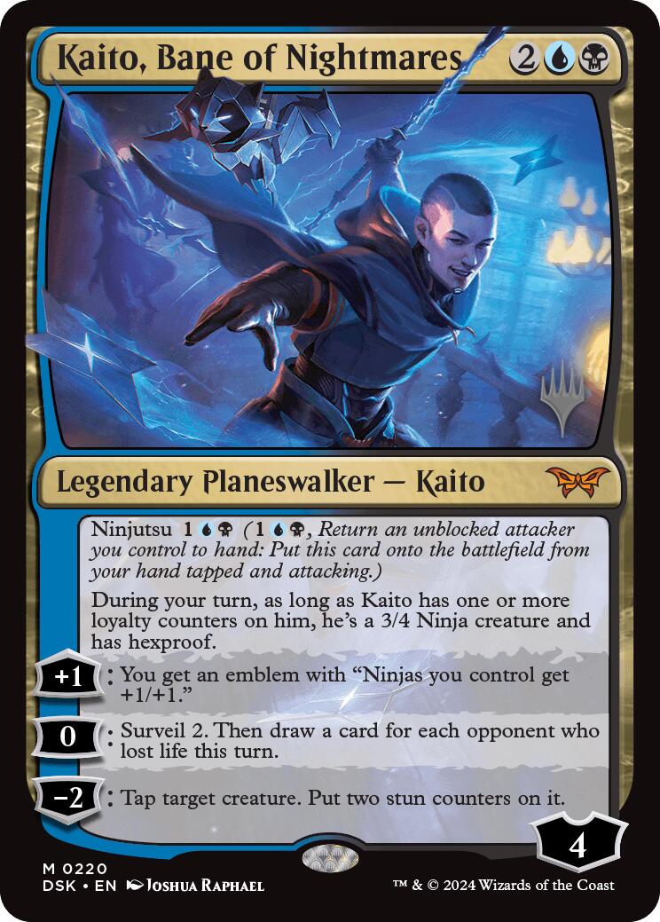 Kaito, Bane of Nightmares [Duskmourn: House of Horror Promos] | Gam3 Escape