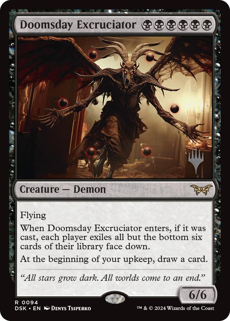 Doomsday Excruciator [Duskmourn: House of Horror Promos] | Gam3 Escape