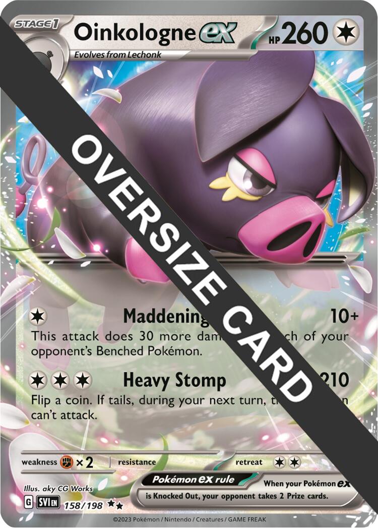 Oinkologne ex (158/198) (Jumbo Card) [Scarlet & Violet: Black Star Promos] | Gam3 Escape