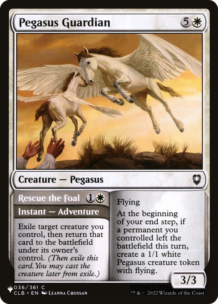 Pegasus Guardian [The List Reprints] | Gam3 Escape