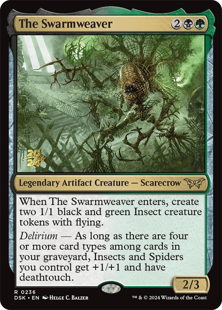 The Swarmweaver (0236) [Duskmourn: House of Horror Prerelease Promos] | Gam3 Escape