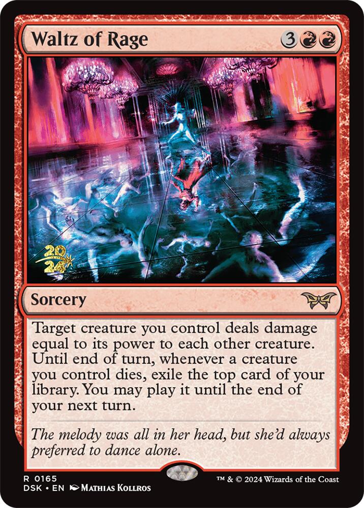 Waltz of Rage [Duskmourn: House of Horror Prerelease Promos] | Gam3 Escape