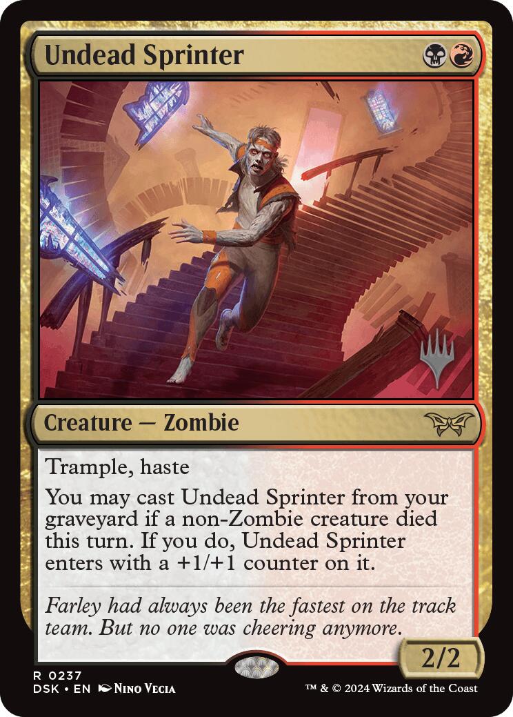 Undead Sprinter [Duskmourn: House of Horror Promos] | Gam3 Escape