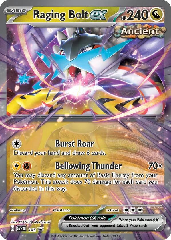 Raging Bolt ex (145) [SV: Scarlet & Violet Promo Cards] | Gam3 Escape