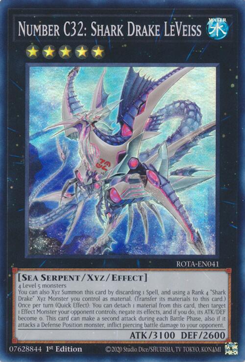 Number C32: Shark Drake LeVeiss [ROTA-EN041] Super Rare | Gam3 Escape