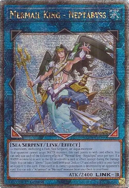 Mermail King - Neptabyss (Quarter Century Secret Rare) [ROTA-EN046] Quarter Century Secret Rare | Gam3 Escape