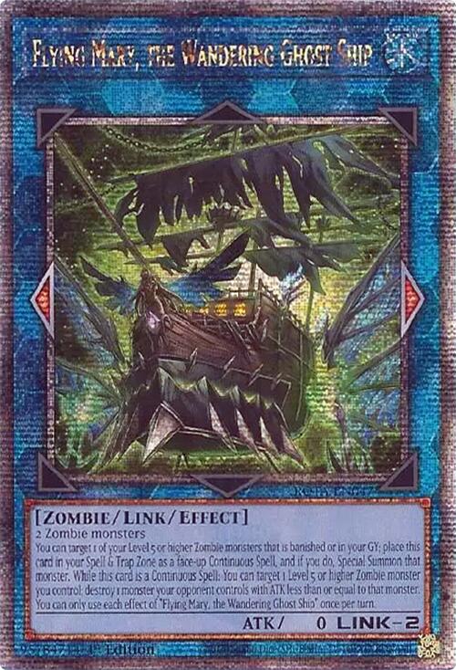 Flying Mary, the Wandering Ghost Ship (Quarter Century Secret Rare) [ROTA-EN047] Quarter Century Secret Rare | Gam3 Escape