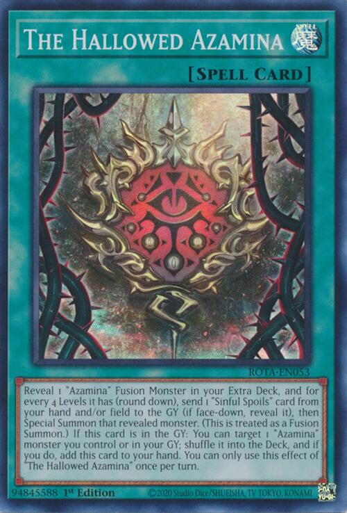 The Hallowed Azamina [ROTA-EN053] Super Rare | Gam3 Escape