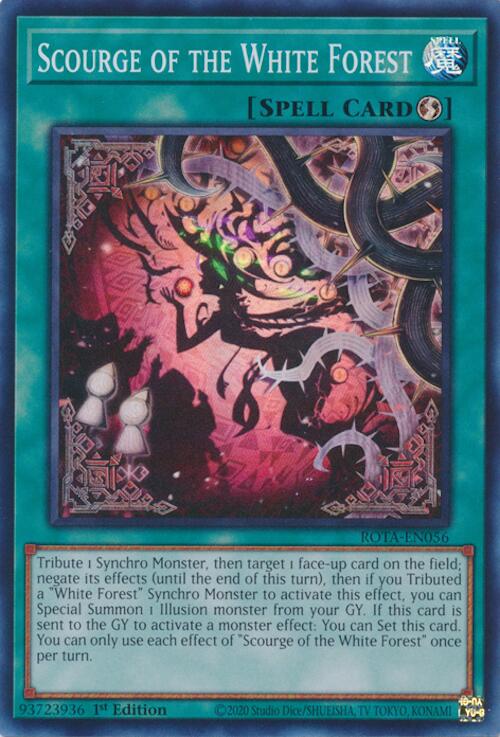 Scourge of the White Forest [ROTA-EN056] Super Rare | Gam3 Escape