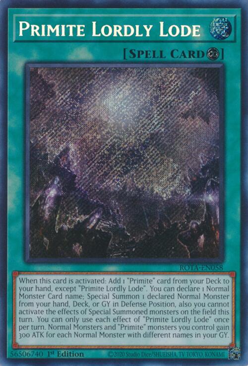 Primite Lordly Lode [ROTA-EN058] Secret Rare | Gam3 Escape