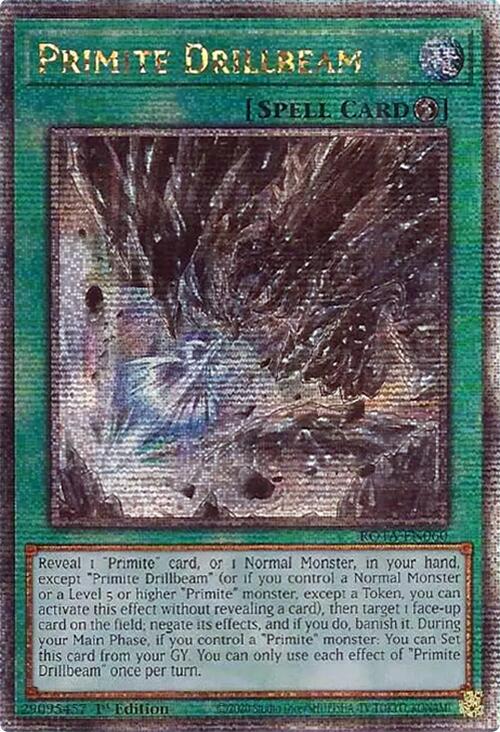 Primite Drillbeam (Quarter Century Secret Rare) [ROTA-EN060] Quarter Century Secret Rare | Gam3 Escape