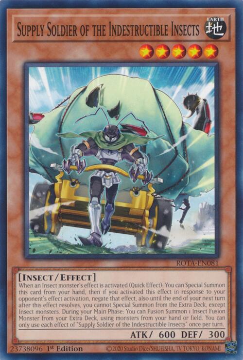 Supply Soldier of the Indestructible Insects [ROTA-EN081] Common | Gam3 Escape
