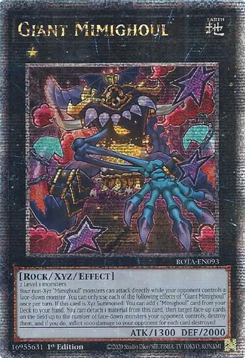 Giant Mimighoul (Quarter Century Secret Rare) [ROTA-EN093] Quarter Century Secret Rare | Gam3 Escape