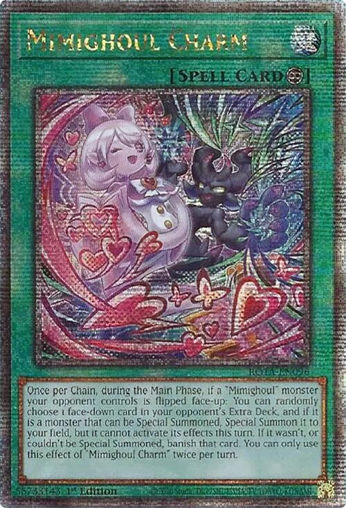 Mimighoul Charm (Quarter Century Secret Rare) [ROTA-EN096] Quarter Century Secret Rare | Gam3 Escape