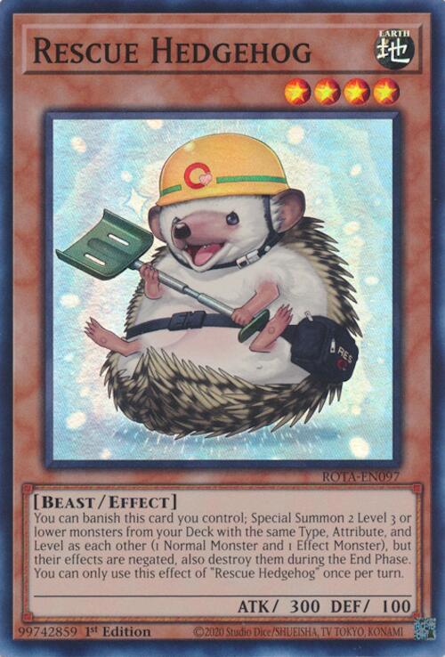 Rescue Hedgehog [ROTA-EN097] Super Rare | Gam3 Escape