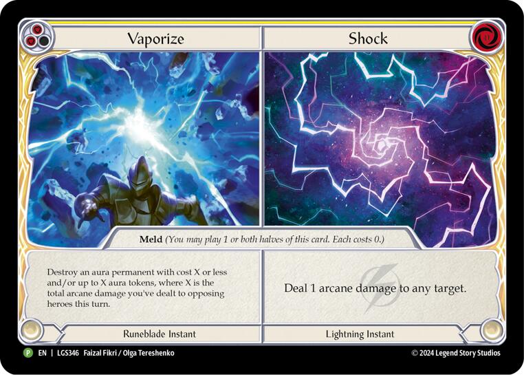 Vaporize // Shock - LGS346 [LGS346] (Promo)  Cold Foil | Gam3 Escape