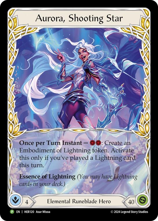 Aurora, Shooting Star - HER120 [HER120] (Promo)  Rainbow Foil | Gam3 Escape