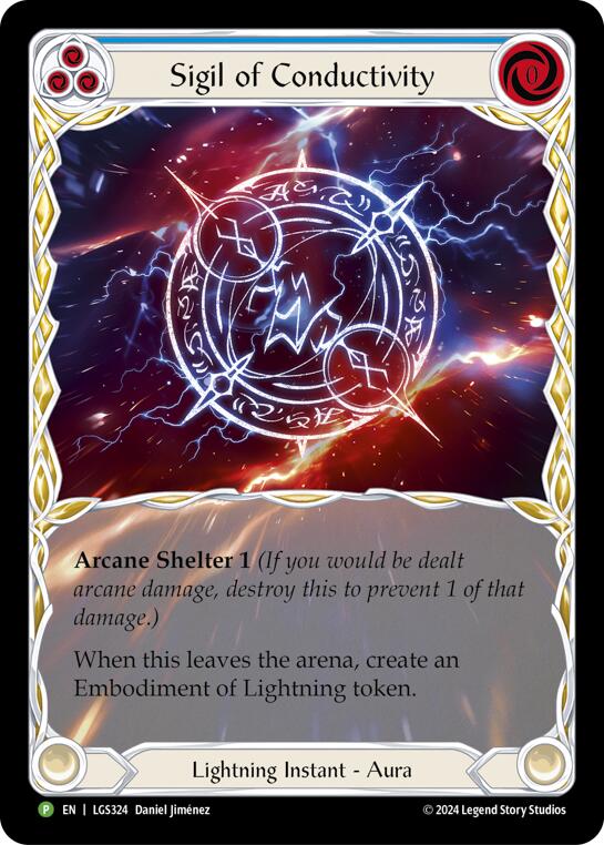 Sigil of Conductivity (Extended Art) [LGS324] (Promo)  Rainbow Foil | Gam3 Escape