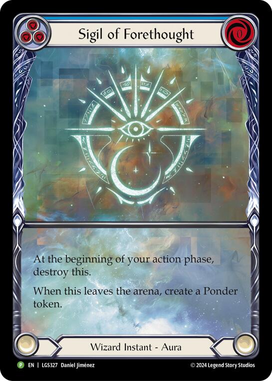 Sigil of Forethought (Extended Art) [LGS327] (Promo)  Rainbow Foil | Gam3 Escape