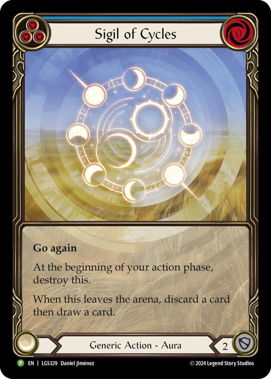 Sigil of Cycles (Extended Art) [LGS329] (Promo)  Rainbow Foil | Gam3 Escape