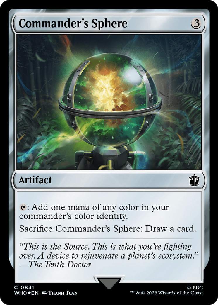 Commander's Sphere (Surge Foil) [Doctor Who] | Gam3 Escape