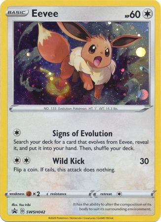 Eevee (SWSH042) [Sword & Shield: Black Star Promos] | Gam3 Escape