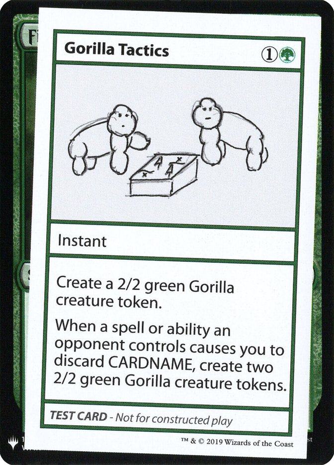 Gorilla Tactics [Mystery Booster Playtest Cards] | Gam3 Escape