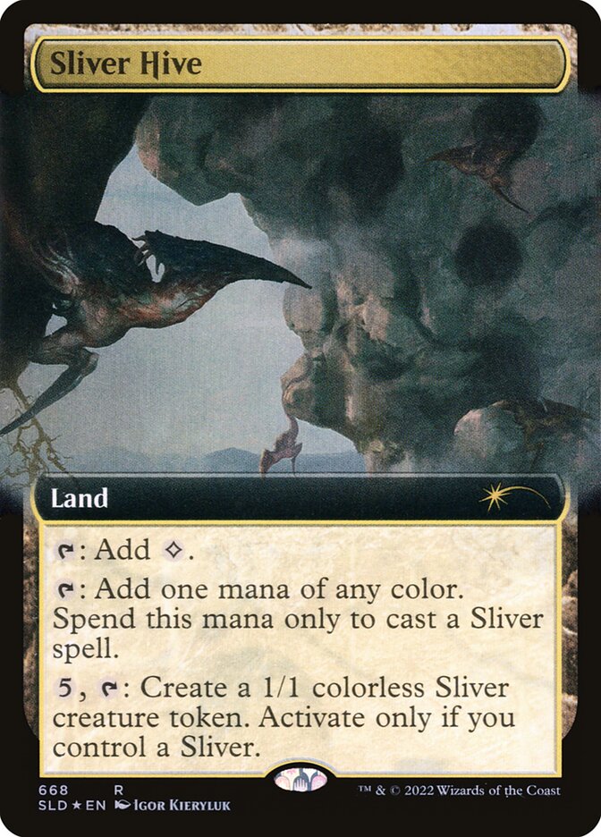 Sliver Hive (Extended Art) [Secret Lair Drop Promos] | Gam3 Escape