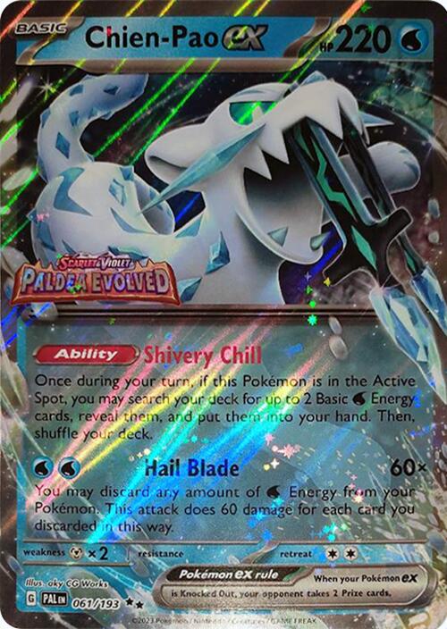 Chien-Pao ex (061/193) (Jumbo) [Scarlet & Violet: Paldea Evolved] | Gam3 Escape