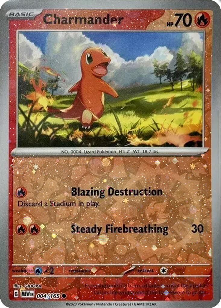 Charmander (004/165) (Cosmos Holo) (Costco Exclusive) [Miscellaneous Cards] | Gam3 Escape