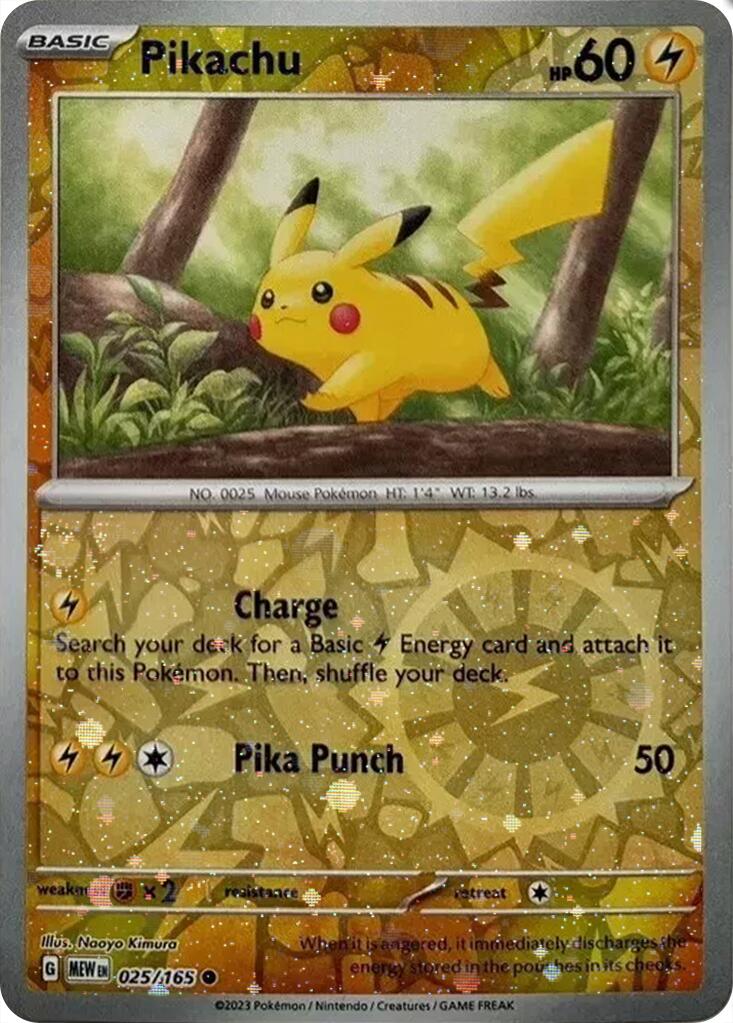 Pikachu (025/165) (Cosmos Holo) (Costco Exclusive) [Miscellaneous Cards] | Gam3 Escape